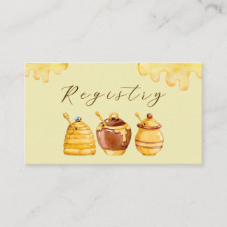 Honey Registry Kaart (upload uw persoonlijke QR)