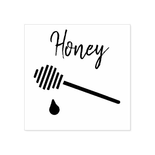 Honey Rubber Stamp Rubberstempel (Afrduk)