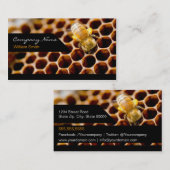 Honey Seller - Beekeeper Visitekaartje (Voorkant / Achterkant)