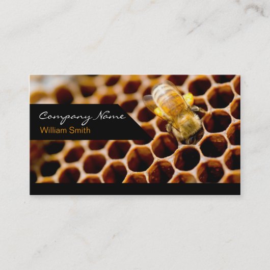 Honey Seller - Beekeeper Visitekaartje (Voorkant)