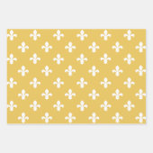 Honey Southern Cottage Fleur de Lys Inpakpapier Vel (Voorkant 3)