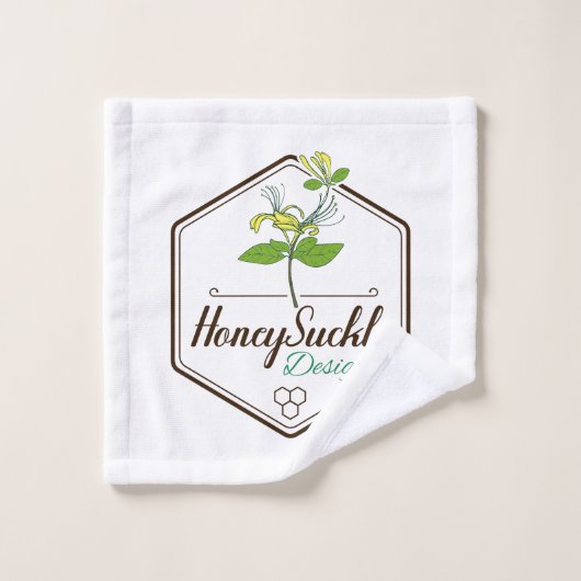 Honey Suckle Design Handdoek (Wasdoekje)