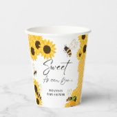 Honey Sweet Als het Baby shower kan zijn Papieren Bekers (Voorkant)