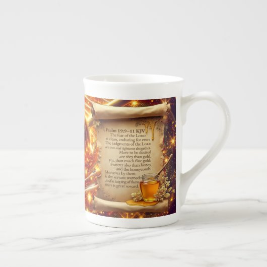 Honey Swirl | Psalm 19:9–11 KJV Mok (Rechts)