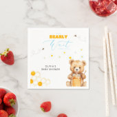 Honey Teddy Bear Jongen Meisje Baby shower Servet (Insitu)