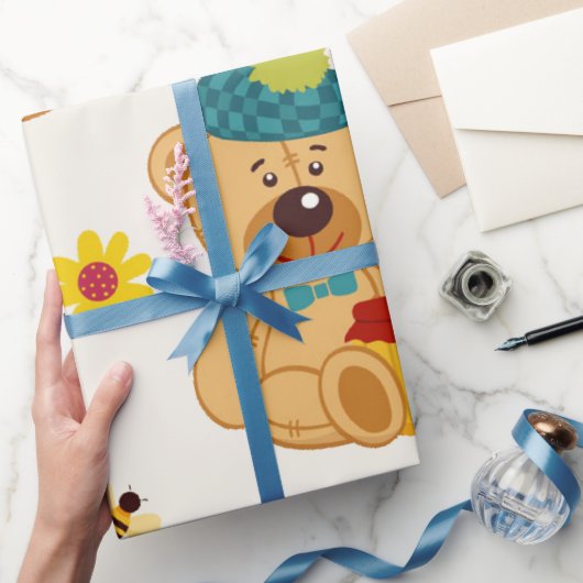 Honey Teddy Bears Cadeaupapier (Geschenken)