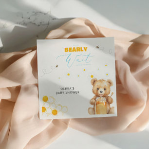 Honey Teddybeer Jongen Meisje Baby Shower Servet