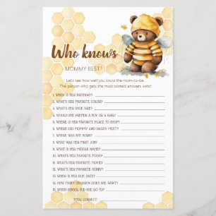 Honey teddybeer Wie kent MAMMY BEST?