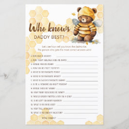 Honey teddybeer Wie kent PAPA BEST?