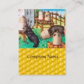 HONEY THIEF BEREN, BEES, BEE HIV-HIV-AIDS VISITEKAARTJE (Achterkant)