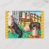 HONEY THIEF BEREN, BEES, BEE HIV-HIV-AIDS VISITEKAARTJE (Achterkant)