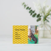 HONEY THIEF BEREN, BEES, BEE HIV-HIV-AIDS VISITEKAARTJE (Staand voorkant)