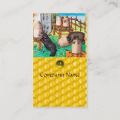 HONEY THIEF BEREN, BEES, BEE HIV-HIV-HIV-HIV-AIDS VISITEKAARTJE (Achterkant)