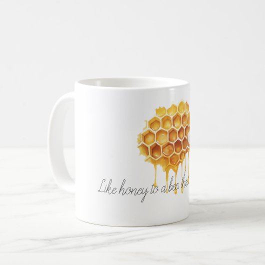 Honey to a Bee Koffiemok (Voorkant links)
