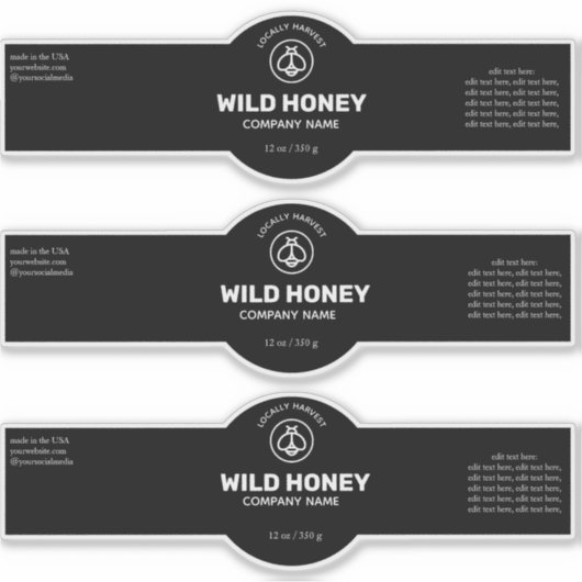 Honey Vinyl Black Label (Voorkant)