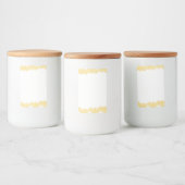 Honey Voedsetiket Set Voedselcontainer Etiket (Flessen)