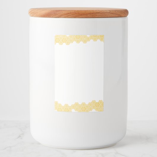 Honey Voedsetiket Set Voedselcontainer Etiket (Voorkant)