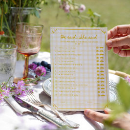 Honey Vrijgezellenfeest Hij zei dat ze game Kaart 