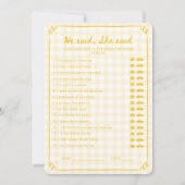 Honey Vrijgezellenfeest Hij zei dat ze game Kaart  (Voorkant)