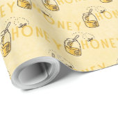 Honey Wrapping Paper Cadeaupapier (Rol Hoek)