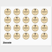 Honey Yellow Bakkerij Sourdough Brood Label Sticke (Vel)