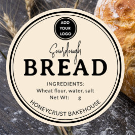 Honey Yellow Bakkerij Sourdough Brood Label Sticke