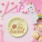 Honey Yellow Rustic Charm Party Papieren Bordje (Feest)