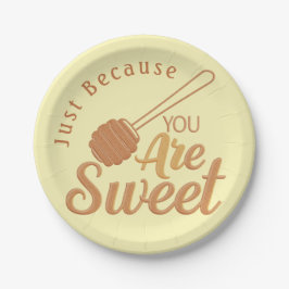 Honey Yellow Rustic Charm Party Papieren Bordje