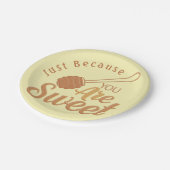 Honey Yellow Rustic Charm Party Papieren Bordje (Gekanteld)