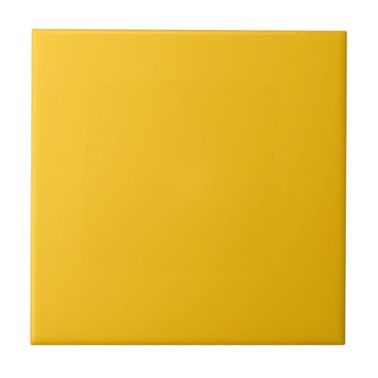 Honey Yellow Solid Color Tegel Tegeltje (Voorkant)