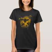 Honeybee and bumble bee for American hive beekeepe T-shirt (Voorkant)