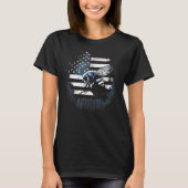 Honeybee and bumble bee for American hive beekeepe T-shirt (Voorkant)