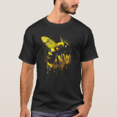 Honeybee and bumble bee for American hive beekeepe T-shirt (Voorkant)