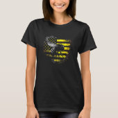 Honeybee and bumble bee for American hive beekeepe T-shirt (Voorkant)