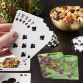 Honeybee and Purple Flowers Playing Cards Speelkaarten (Insitu)