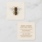 Honeybee Apiary Vierkante Visitekaartje (Voorkant / Achterkant)