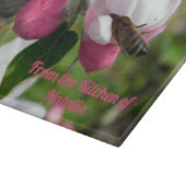 Honeybee & Apple Blossom Glass Cutting Board Snijplank (Hoek)