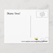 Honeybee Apple Rosh HaShana Briefkaart (Achterkant)