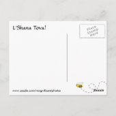 Honeybee Apple Rosh HaShana Briefkaart (Achterkant)