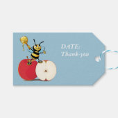 Honeybee Apple Rosh HaShana Cadeaulabel (Voorkant (Horizontaal))