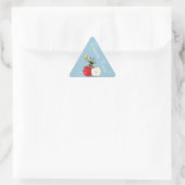 Honeybee Apple Rosh HaShana Classic Round Sticker (Tas)