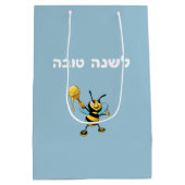 Honeybee Apple Rosh HaShana Medium Cadeauzakje (Achterkant)