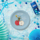 Honeybee Apple Rosh HaShana Papieren Bordje (Feest)