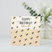 Honeybee Beehive | Birthday-kaart Kaart (Staand voorkant)