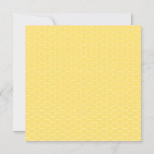 Honeybee bruiloft uitnodiging (Achterkant)