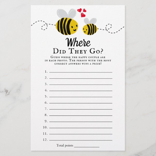 Honeybee Bruiloftsfeest Waar Zijn Ze Naar Toe Gega (Voorkant)