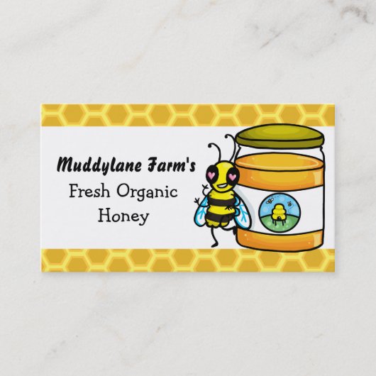  HoneyBee Business Visitekaartje (Voorkant)