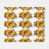 HoneyBee Cadeau Fleece Deken (Voorkant (Horizontaal))