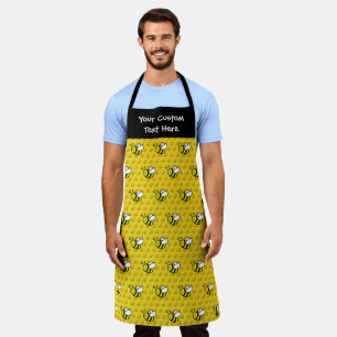 Honeybee Cartoon Pattern Schort