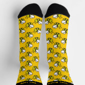Honeybee Cartoon Pattern Socks Sokken (Top)